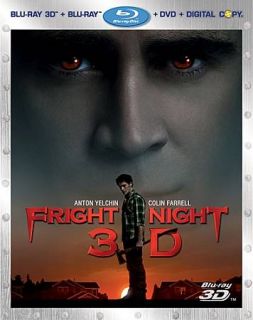 Fright Night (Blu ray/DVD, 2011, 3 Disc Set, Includes Digital Copy; 3D