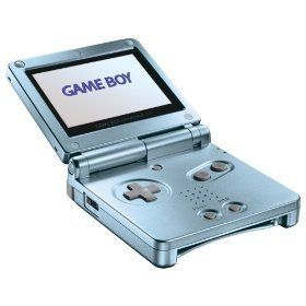 Pearl Blue Nintendo Game Boy Advance SP Backlit System