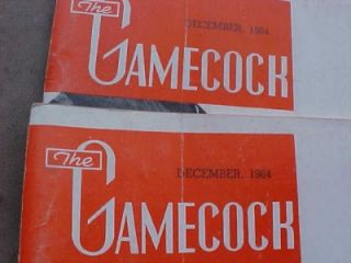 Vintage 1964 Gamecock Foul Magazines