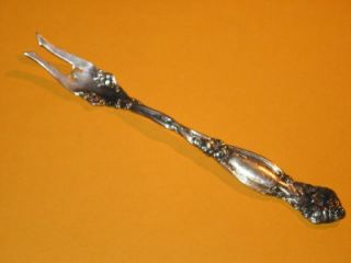 Frontenac By International Antique Sterling Two Tine Pickle Fork ~Old