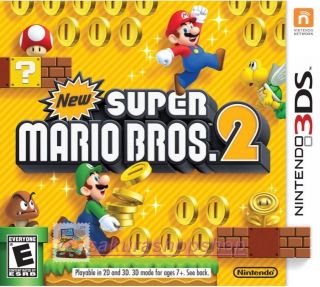 New Nintendo 3DS Games New Super Mario Bros. 2 US Ver Only work on US