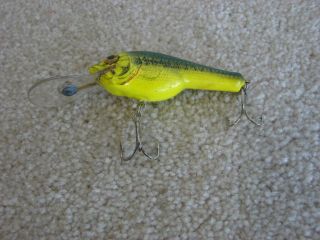 vintage bagley small fry bass brass fishing lure