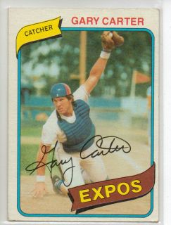  1980 Topps Baseball Gary Carter