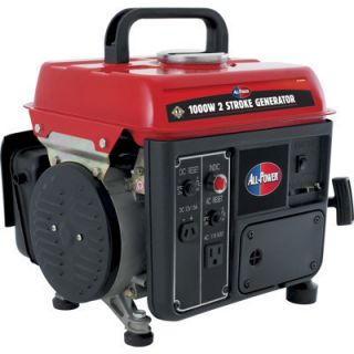 All Power 1000 Watts Portable Gas Generator Gasoline New w 