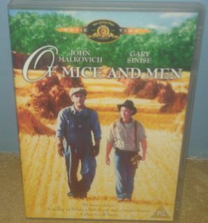  Mice and Men DVD 1992 John Malkovich Gary Sinise 5050070009385