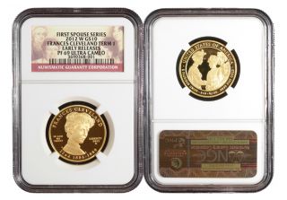  10 Gold 22nd First Spouse Frances Cleveland 1 2oz NGC PF69UC ER