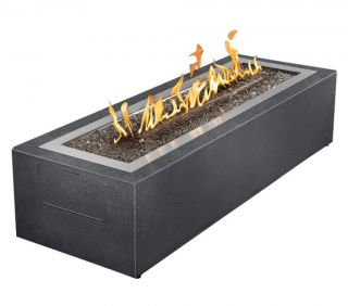  Linear Outdoor Modern Patio Flame Fire Pit Fireplace Gas