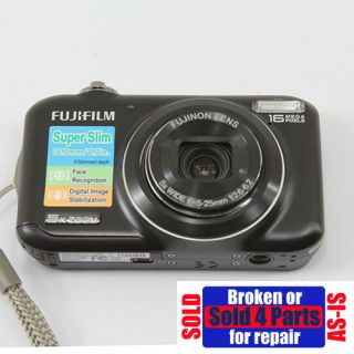 As Is Fujifilm FinePix JX400 16 0MP 5X Zoom Black Digital Camera for