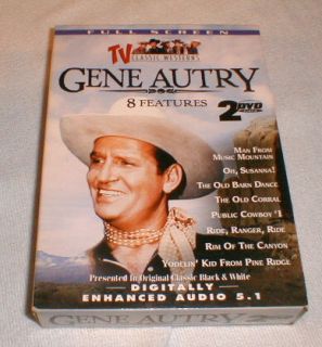 VG Gene Autry   8 Episodes DVD 2003 