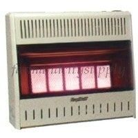  Plaques Nat Gas Vent Free Infrared Wall Heater 30000 BTU