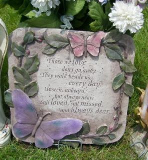 Butterfly Memorial Bereavement Stone Garden Tribute