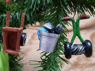 Garden Gardening Reel Mower Gloves Trowel Pot Ornament