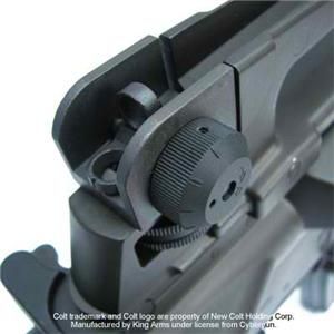 Licensed King Arms Colt M4A1 Full Metal Black AEG Airsoft Rifle