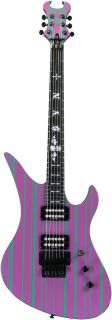 Schecter Synyster Gates Custom Purple & Green Electric Guitar