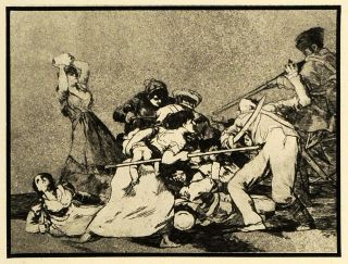 1937 Print Francisco Goya War Bonaparte Peninsula Bourbon Restoration