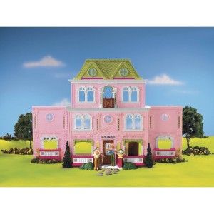 Family Grand Doll House Furniture Dollhouse Christmas Toy