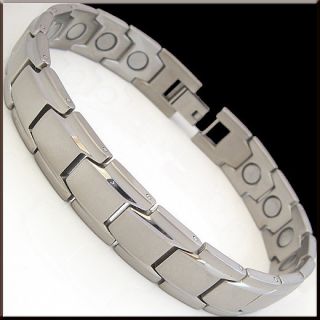 50400 Gauss Magnetic Therapy Titanium Bracelet 8 5 TB04