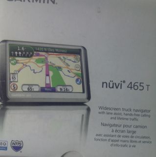  Garmin Nuvi 465T Truck GPS