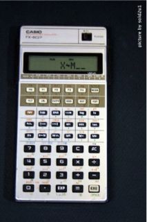 RARE Vintage Casio FX 602P Programmable Calculator