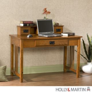  Oak Computer Desk w Hutch Holly Martin Office Furniture New