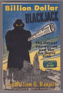 William G Bonelli Billion Dollar Blackjack 1st 1954