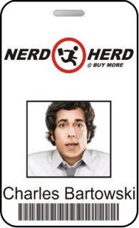  Chuck Buy More ID Card Geek Squad Nerd Herd
