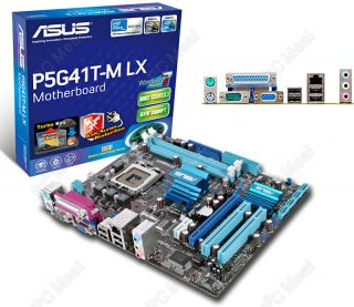 Asus P5G41T M LX3 Motherboard Intel G41 LGA775 DDR3 SATA PCI E x16 VGA