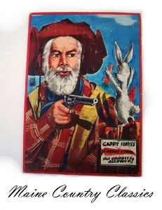 Vintage Gabby Hayes Frame Tray Puzzle Carrot Farm MB