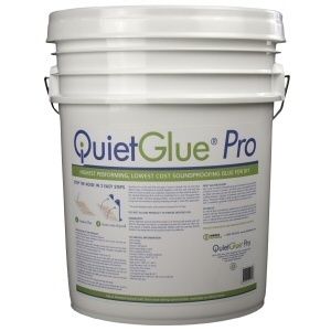 Quiet Glue Pro Sound Dampening Compound 5 Gallon Bucket Quietglue