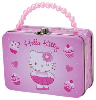 New Hello Kitty Ballerina Metal Box Container Case 2011