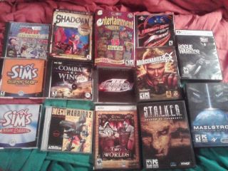 14 PC Computer Games lot NEED FOR SPEED 2 WORLDS RPG STALKER ULTIMATE