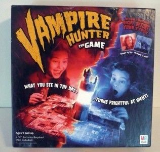  Vampire Hunter Board Game Play in Dark Hasbro
