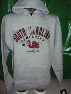  of South Carolina Gamecocks Gray Hoodie Sweatshirt Size Large