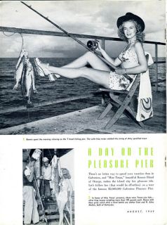 Galveston Isle Magazine August 1949 Balinese Room Cowboys of The Sea