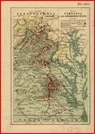 61 RARE Historic Civil War Maps of Ct Washington DC FL Ohio WV CD B3