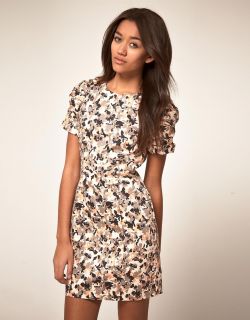 NWT French Connection Pavlova Sahara Print Dress Size 6   Retail $