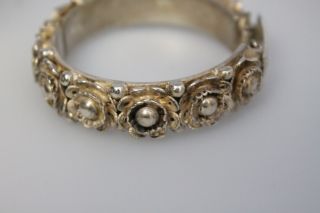 326 Antique Ornate Victorian Jr Gaunt Sterling Silver Ladies Military