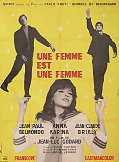 WOMAN IS A WOMAN 1964 Original French Grande Jean Luc Godard