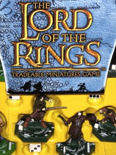  Rings Tradeable Miniatures Game Play Set Combat Hex Map Dice