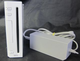 Nintendo Wii White Console With AC Power Adapter ONLY NTSC
