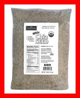  Nutiva Organic White Chia Seeds 3 lb Bag