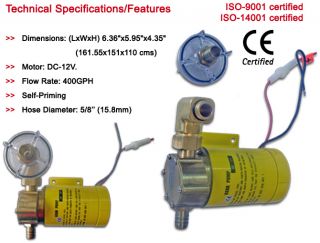 Marine Gear Transfer Pump for Boats Five Oceans