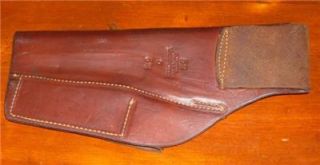 Vintage Leather Geo Lawrence Co Hand Gun Holster 52 * 5 * 6 3/4