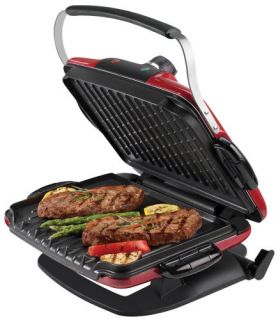George Foreman GRP90WGR Next Grilleration Electric Nonstick Grill w 5