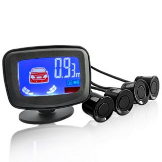 Car Parking Sensor System with LCD Distance Display and Voice Warning