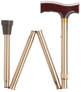 lightweight aluminum travel folding canes feature solid wood fritz