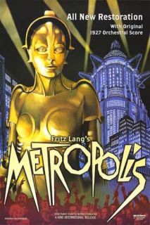Metropolis US Movie Poster Fritz Lang Maria the Robot Classic Sci Fi