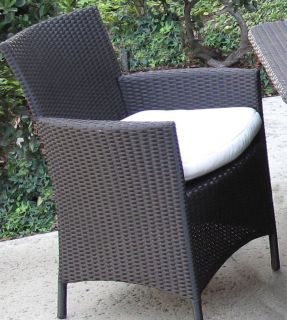 Outdoor Patio Dining Chair Cushion Pad Sunbrella 2 PK