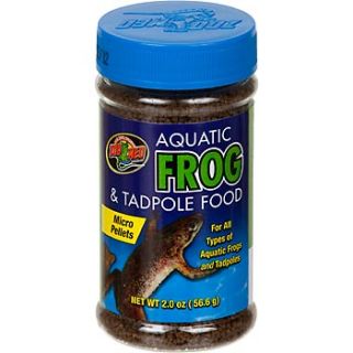 ZooMed Aquatic Frog & Tadpole Food Micro Pellets  (2oz)