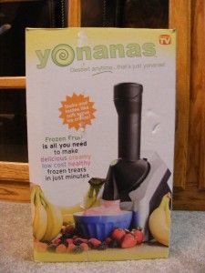 Yonanas Frozen Fruit Treat Maker 901 in Original Box New